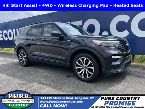 Black 2022 Ford Explorer ST-Line for sale in Grayson, KY