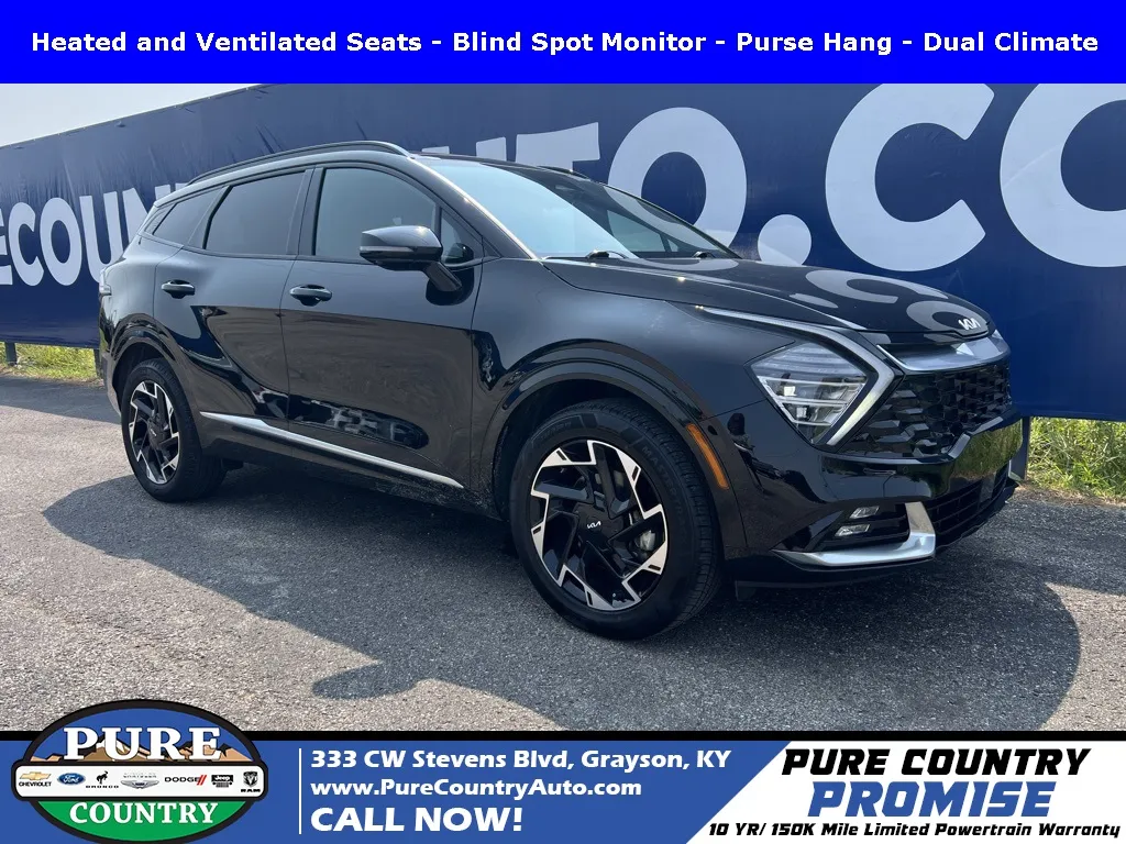 Black 2023 Kia Sportage SX-Prestige for sale in Grayson, KY