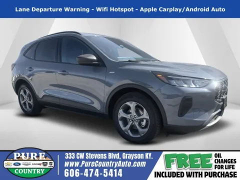 Blue 2025 Ford Escape Hybrid ST-Line for sale in Grayson, KY