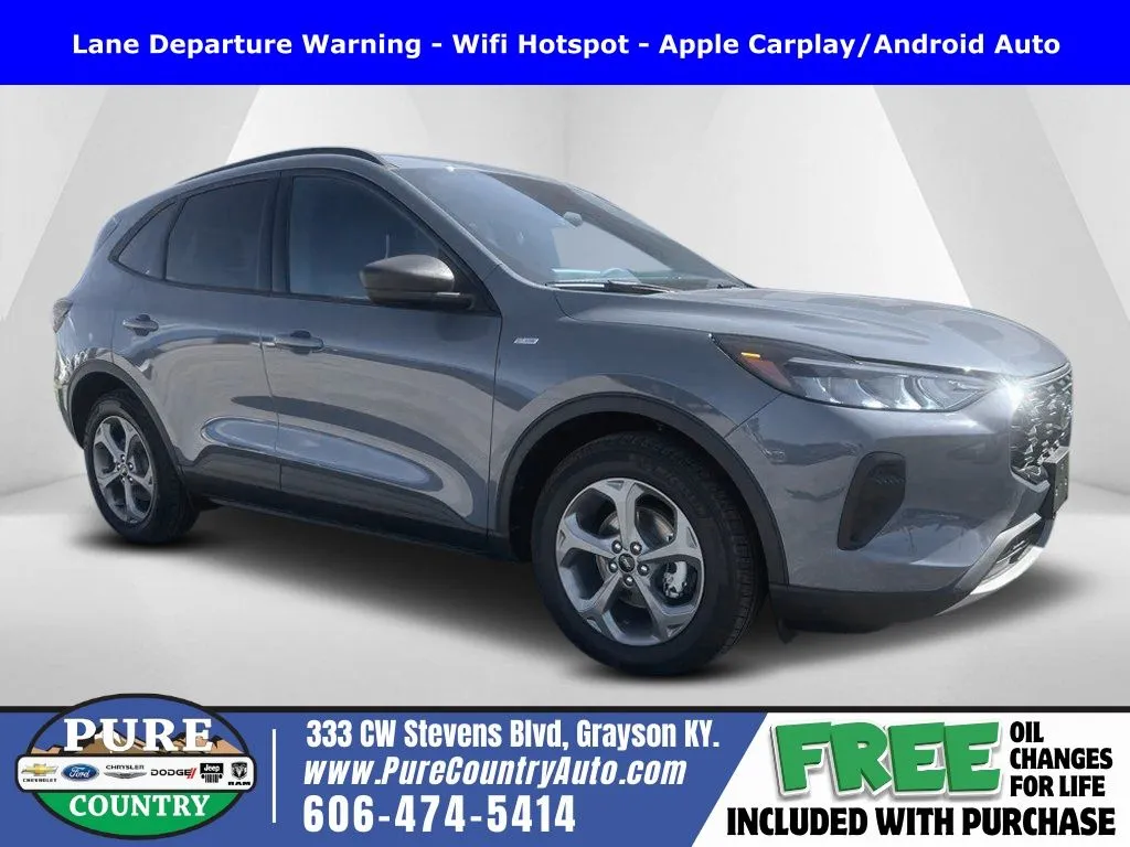 Blue 2025 Ford Escape Hybrid ST-Line for sale in Grayson, KY