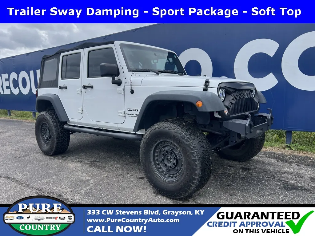 2018 Jeep Wrangler JK Unlimited Sport for sale in Grayson, KY