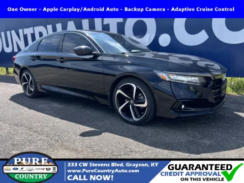 Black 2022 Honda Accord Sport for sale in Grayson, KY