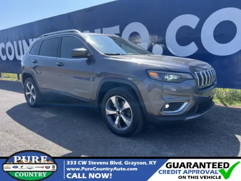Gray 2019 Jeep Cherokee Limited for sale in Grayson, KY