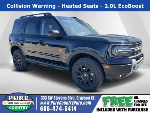 Black 2025 Ford Bronco Sport Badlands for sale in Grayson, KY