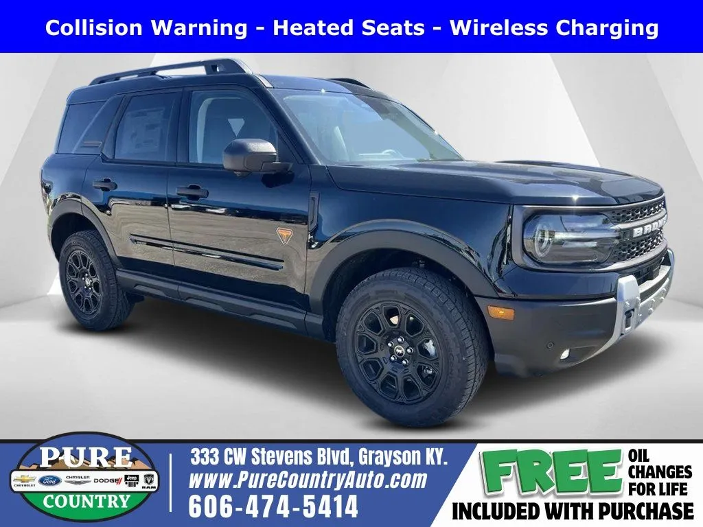 Black 2025 Ford Bronco Sport Badlands for sale in Grayson, KY