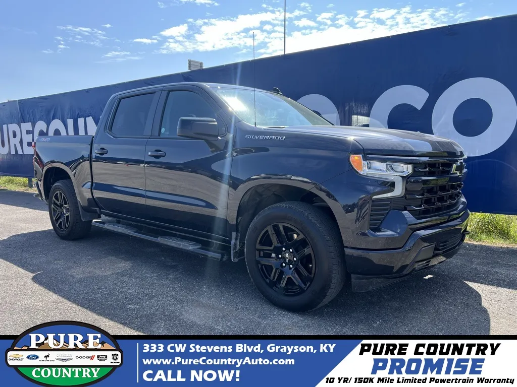 Gray 2024 Chevrolet Silverado 1500 RST for sale in Grayson, KY