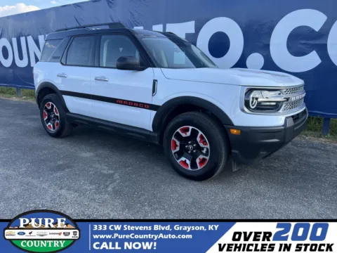 White 2025 Ford Bronco Sport Free Wheeling for sale in Grayson, KY