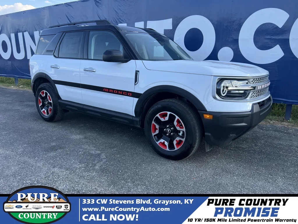 White 2025 Ford Bronco Sport Free Wheeling for sale in Grayson, KY