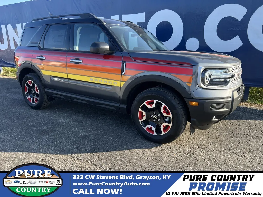 Gray 2025 Ford Bronco Sport Free Wheeling for sale in Grayson, KY