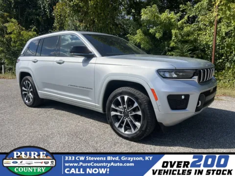 Silver 2022 Jeep Grand Cherokee Overland for sale in Grayson, KY