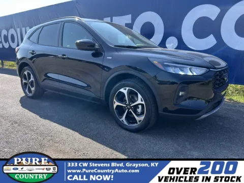 Black 2025 Ford Escape Hybrid ST-Line Select for sale in Grayson, KY