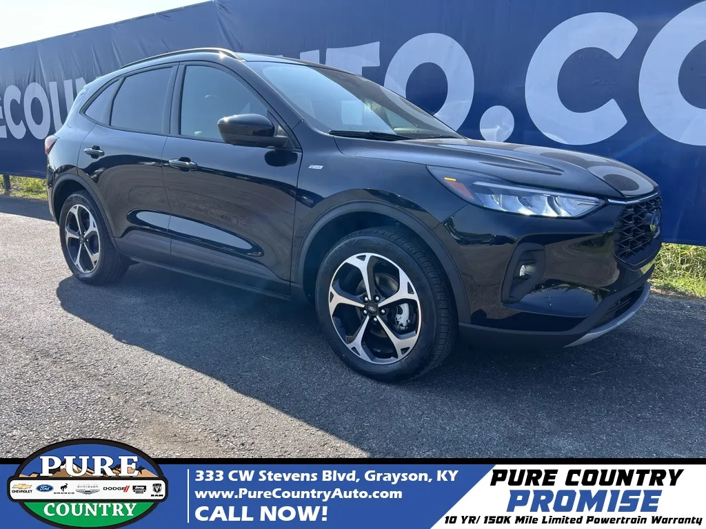 Black 2025 Ford Escape Hybrid ST-Line Select for sale in Grayson, KY
