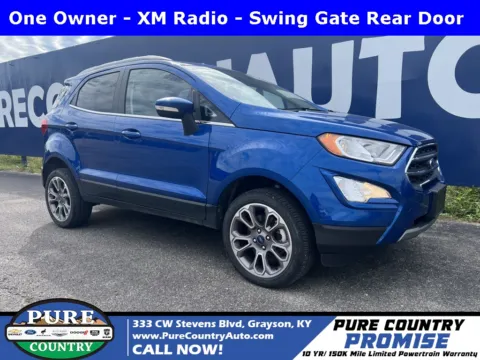 Blue 2022 Ford EcoSport Titanium for sale in Grayson, KY