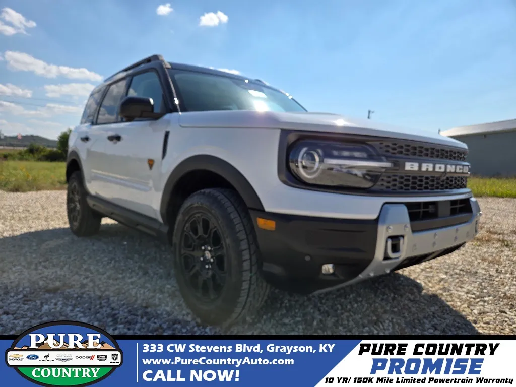 White 2025 Ford Bronco Sport Badlands for sale in Grayson, KY