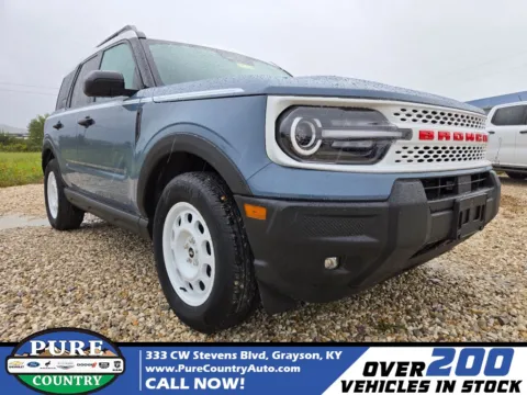 Gray 2025 Ford Bronco Sport Heritage for sale in Grayson, KY