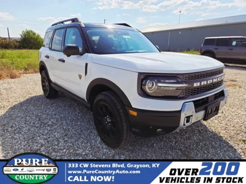 White 2025 Ford Bronco Sport Badlands for sale in Grayson, KY