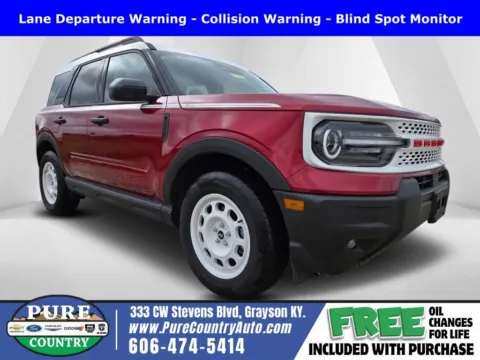 Red 2025 Ford Bronco Sport Heritage for sale in Grayson, KY