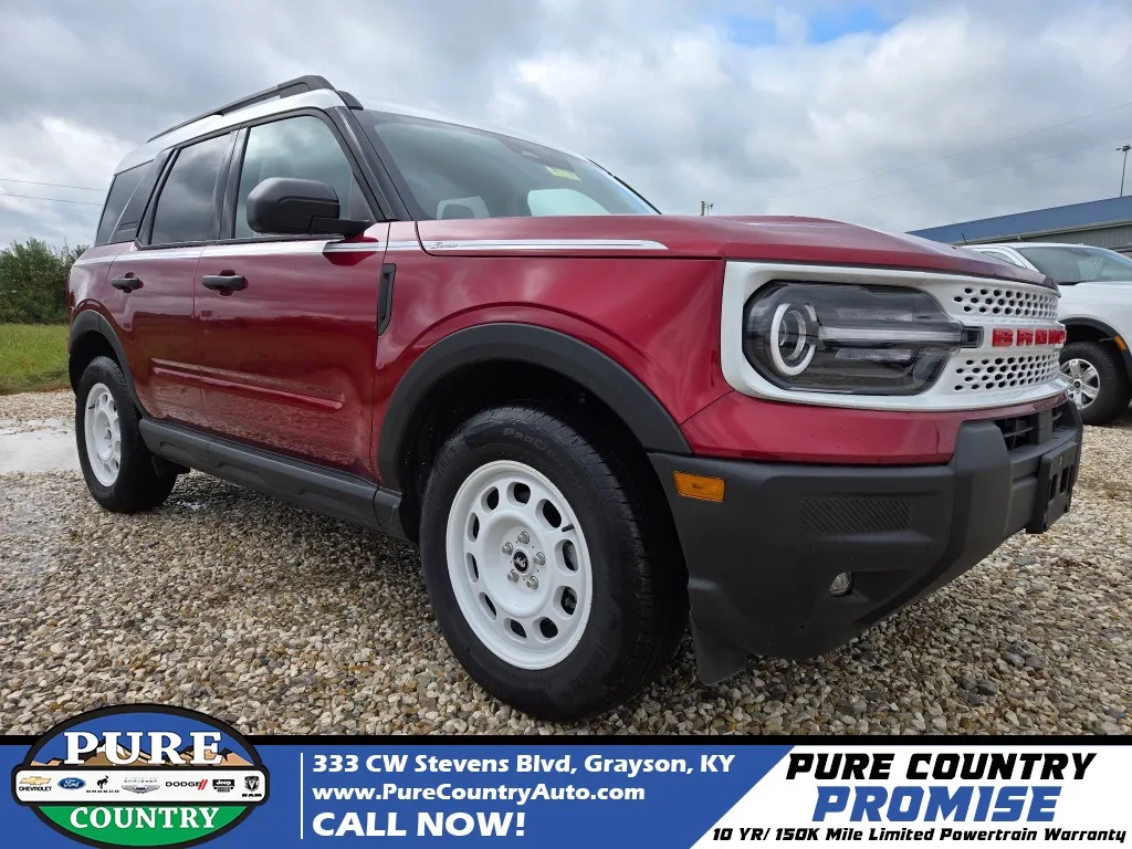Red 2025 Ford Bronco Sport Heritage for sale in Grayson, KY