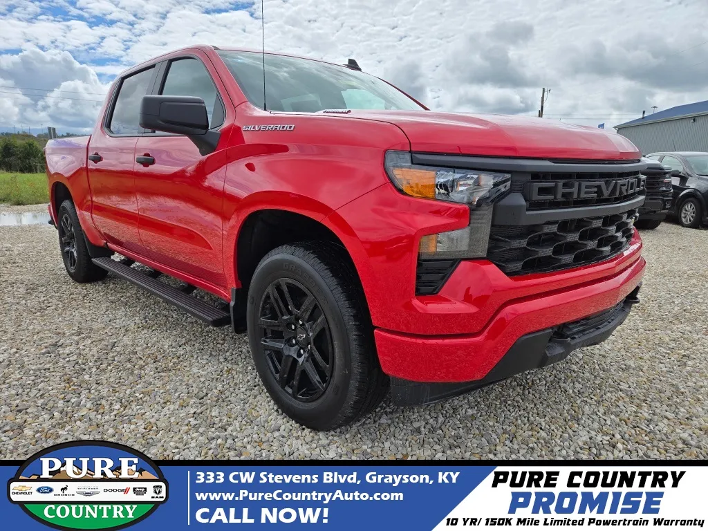 Red 2026 Chevrolet Silverado 1500 Custom for sale in Grayson, KY