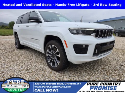 White 2024 Jeep Grand Cherokee L Overland for sale in Grayson, KY