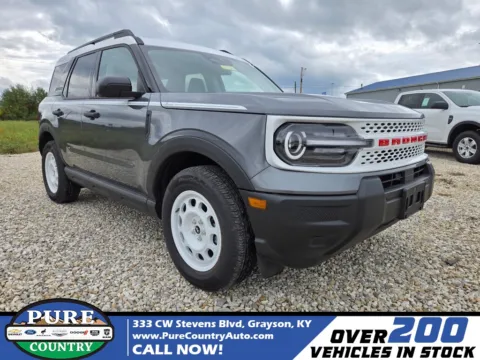 Gray 2025 Ford Bronco Sport Heritage for sale in Grayson, KY