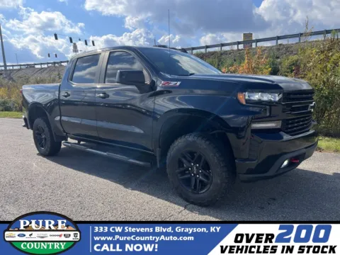 Black 2021 Chevrolet Silverado 1500 LT Trail Boss for sale in Grayson, KY