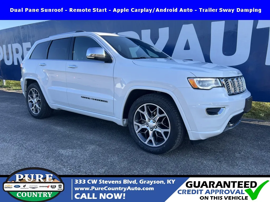 White 2020 Jeep Grand Cherokee Overland for sale in Grayson, KY
