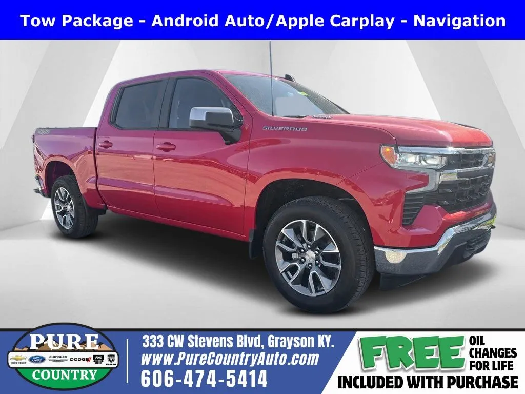 Red 2026 Chevrolet Silverado 1500 LT for sale in Grayson, KY