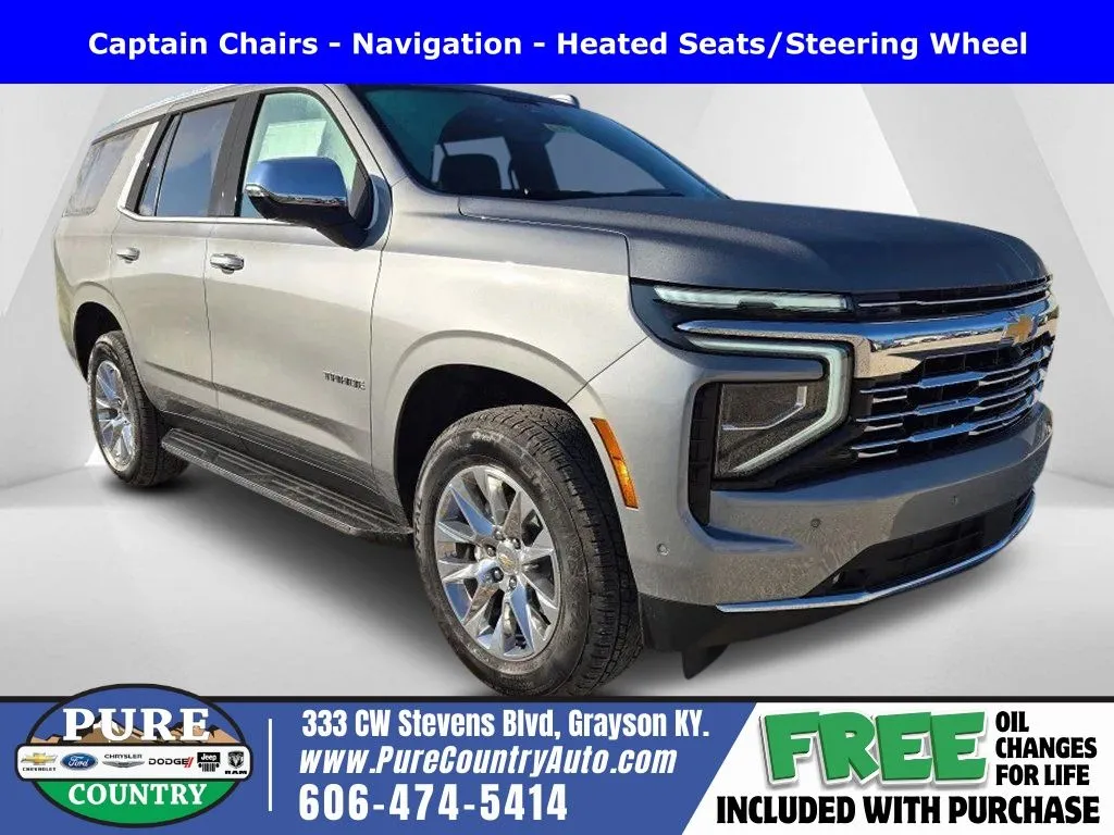 Gray 2026 Chevrolet Tahoe Premier for sale in Grayson, KY