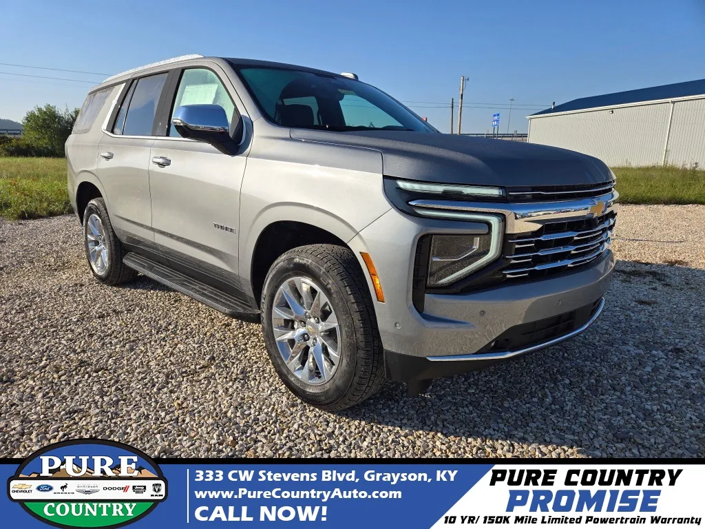 Gray 2026 Chevrolet Tahoe Premier for sale in Grayson, KY