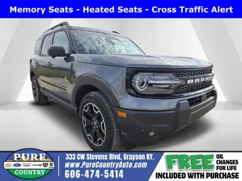 Gray 2025 Ford Bronco Sport Outer Banks for sale in Grayson, KY