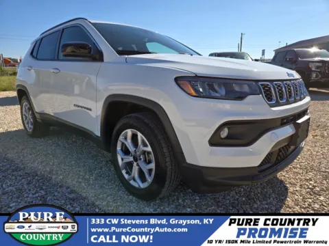 White 2025 Jeep Compass Latitude for sale in Grayson, KY
