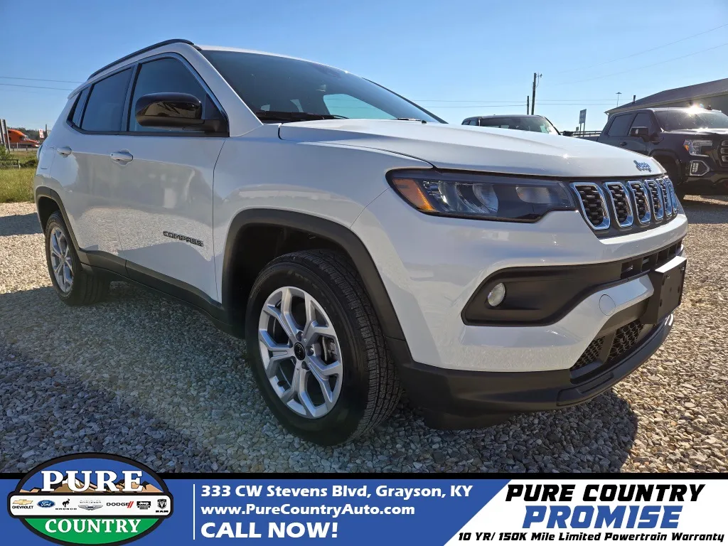White 2025 Jeep Compass Latitude for sale in Grayson, KY