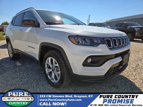 White 2025 Jeep Compass Latitude for sale in Grayson, KY