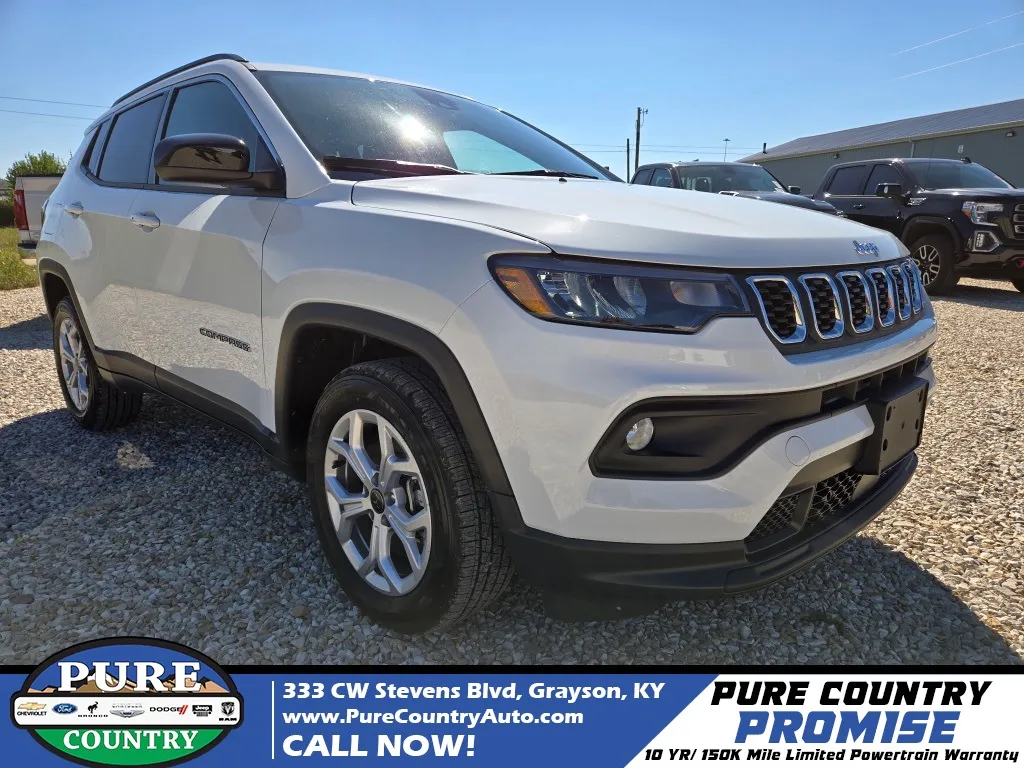 White 2025 Jeep Compass Latitude for sale in Grayson, KY