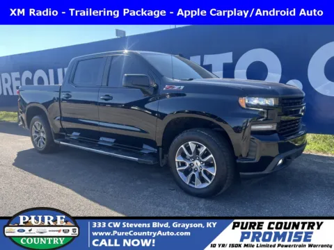 Black 2021 Chevrolet Silverado 1500 RST for sale in Grayson, KY