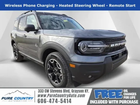 Gray 2025 Ford Bronco Sport Outer Banks for sale in Grayson, KY