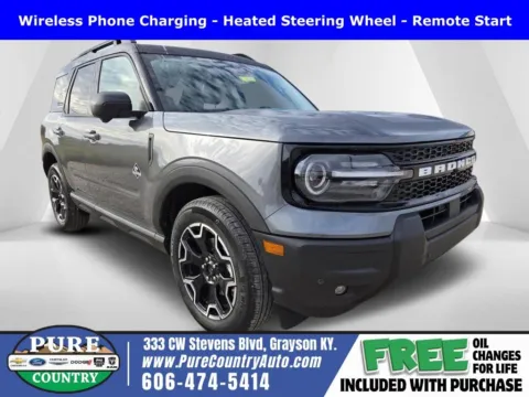 Gray 2025 Ford Bronco Sport Outer Banks for sale in Grayson, KY