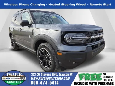 Gray 2025 Ford Bronco Sport Outer Banks for sale in Grayson, KY