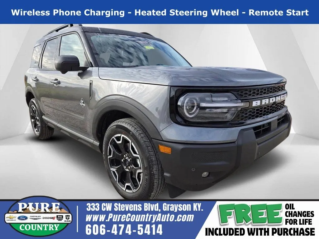 Gray 2025 Ford Bronco Sport Outer Banks for sale in Grayson, KY