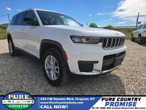 White 2023 Jeep Grand Cherokee L Laredo for sale in Grayson, KY