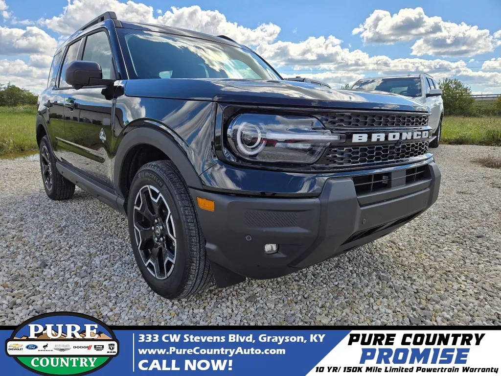 Black 2025 Ford Bronco Sport Outer Banks for sale in Grayson, KY