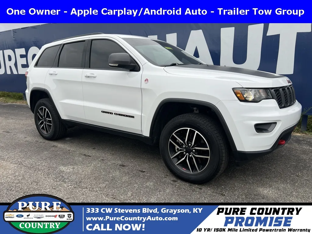 White 2021 Jeep Grand Cherokee Trailhawk for sale in Grayson, KY