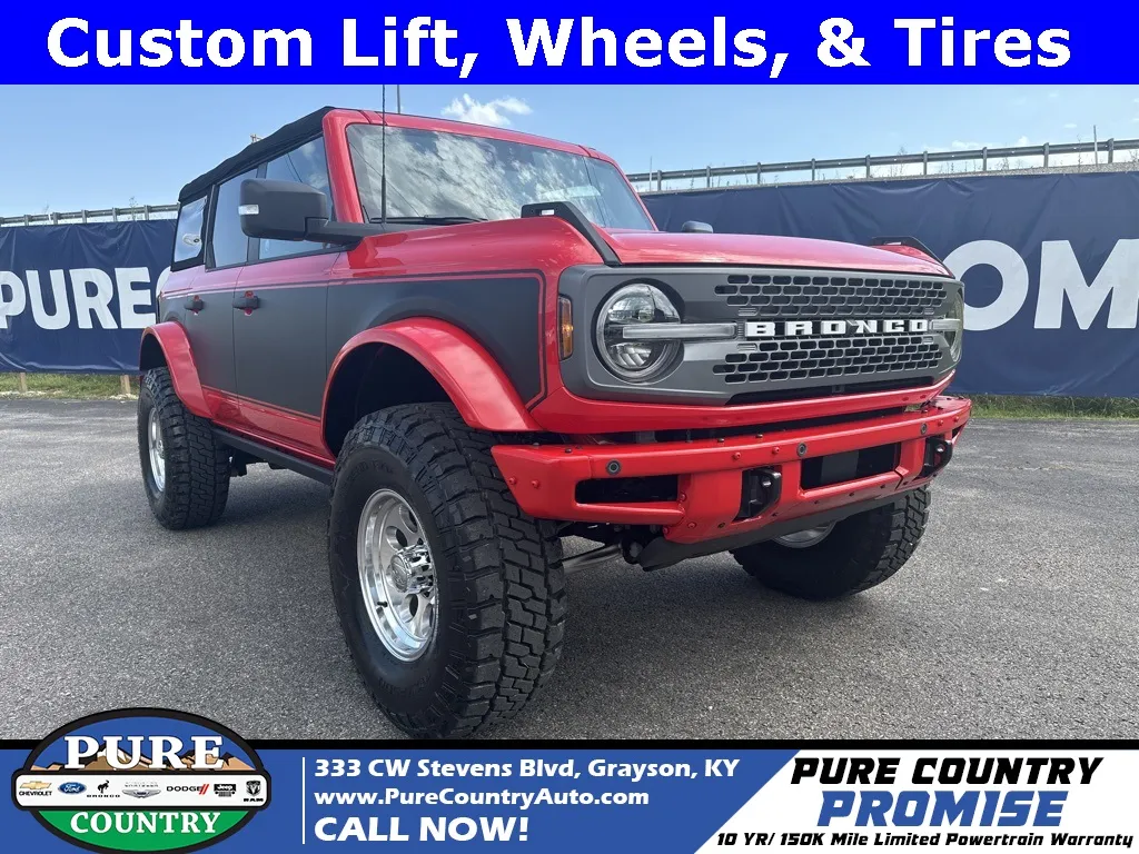 Red 2023 Ford Bronco Badlands for sale in Grayson, KY