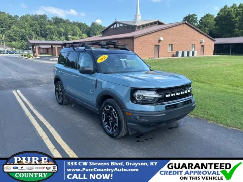 Blue 2021 Ford Bronco Sport Outer Banks for sale in Grayson, KY