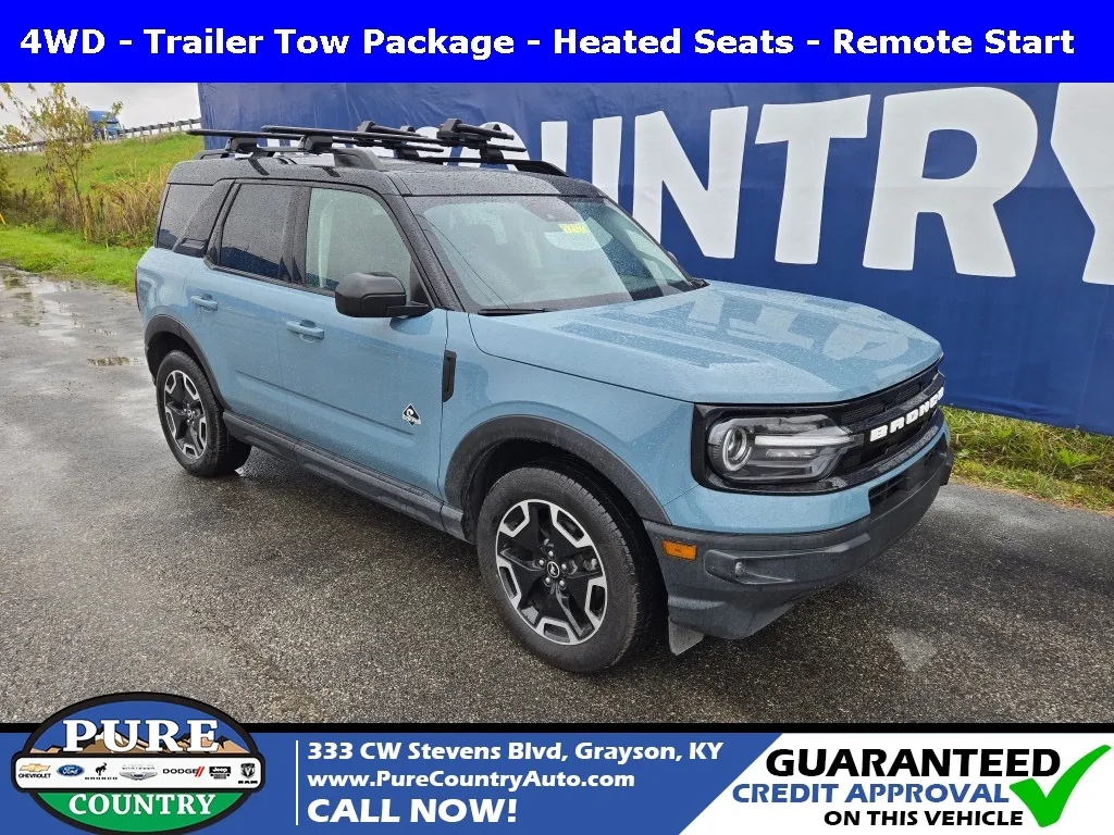 Blue 2021 Ford Bronco Sport Outer Banks for sale in Grayson, KY