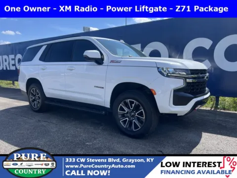 White 2021 Chevrolet Tahoe Z71 for sale in Grayson, KY