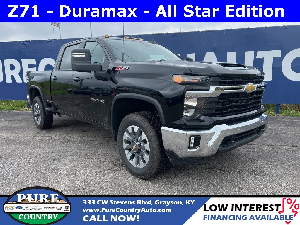 Black 2025 Chevrolet Silverado 2500HD LT for sale in Grayson, KY
