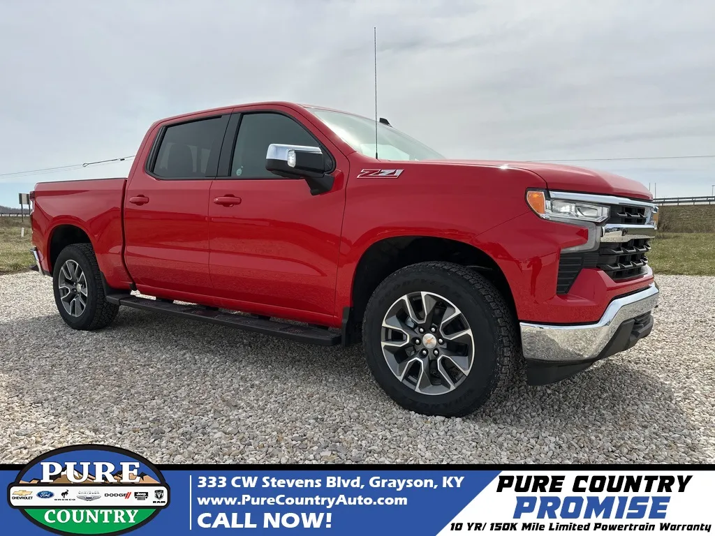 Red 2025 Chevrolet Silverado 1500 LT for sale in Grayson, KY