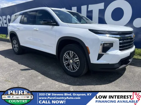 White 2025 Chevrolet Traverse LT for sale in Grayson, KY